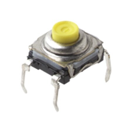 C&K Components Keypad Switch, 1 Switches, Spst, Momentary-Tactile, 0.05A, 32Vdc, 1.6N, 4 Pcb Hole Cnt, Solder KSL0M212LFT